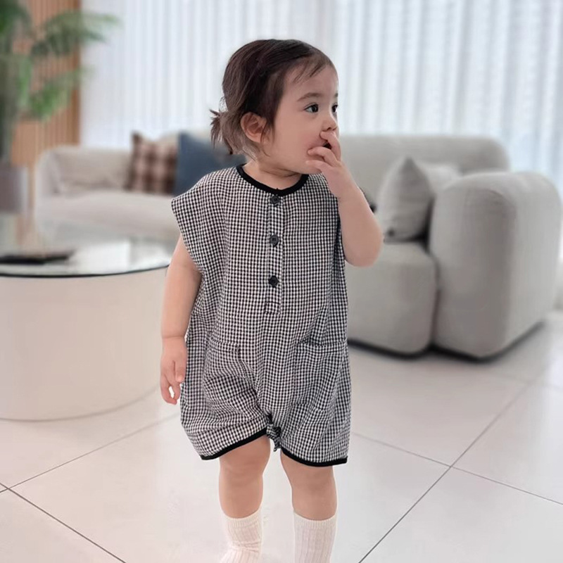 Baby Clothing Korea - 2026 Summer New Baby Sleeveless Thin