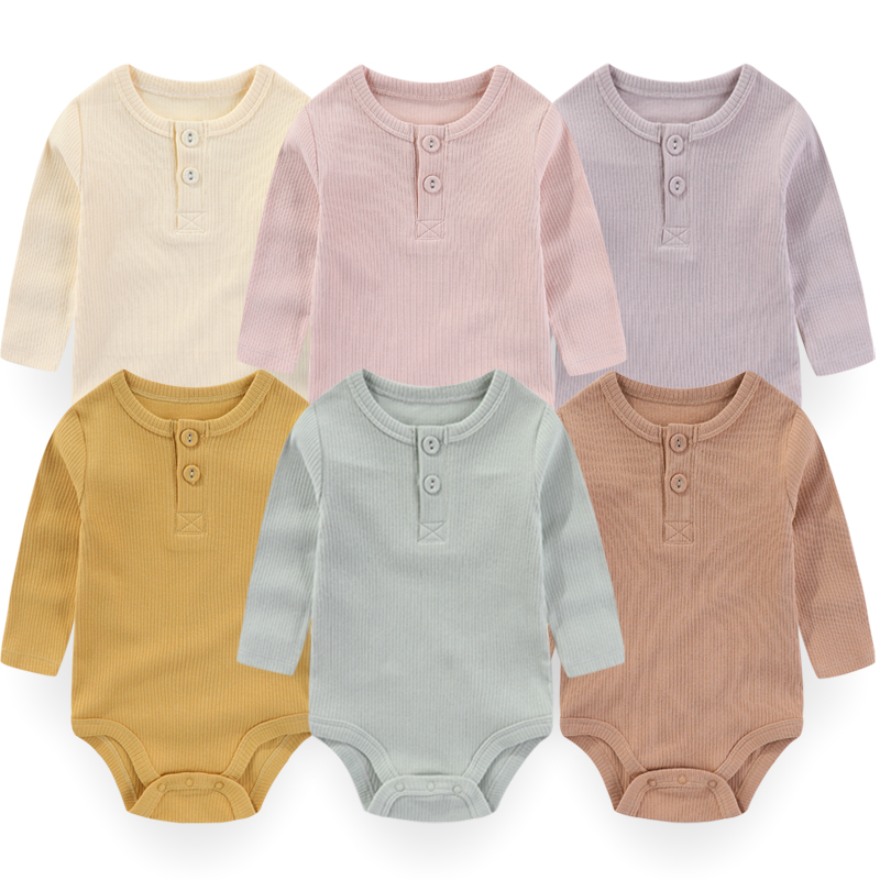 1-Piece Solid Color Unisex Bab - đánh giá và giá Baby Clothing Korea