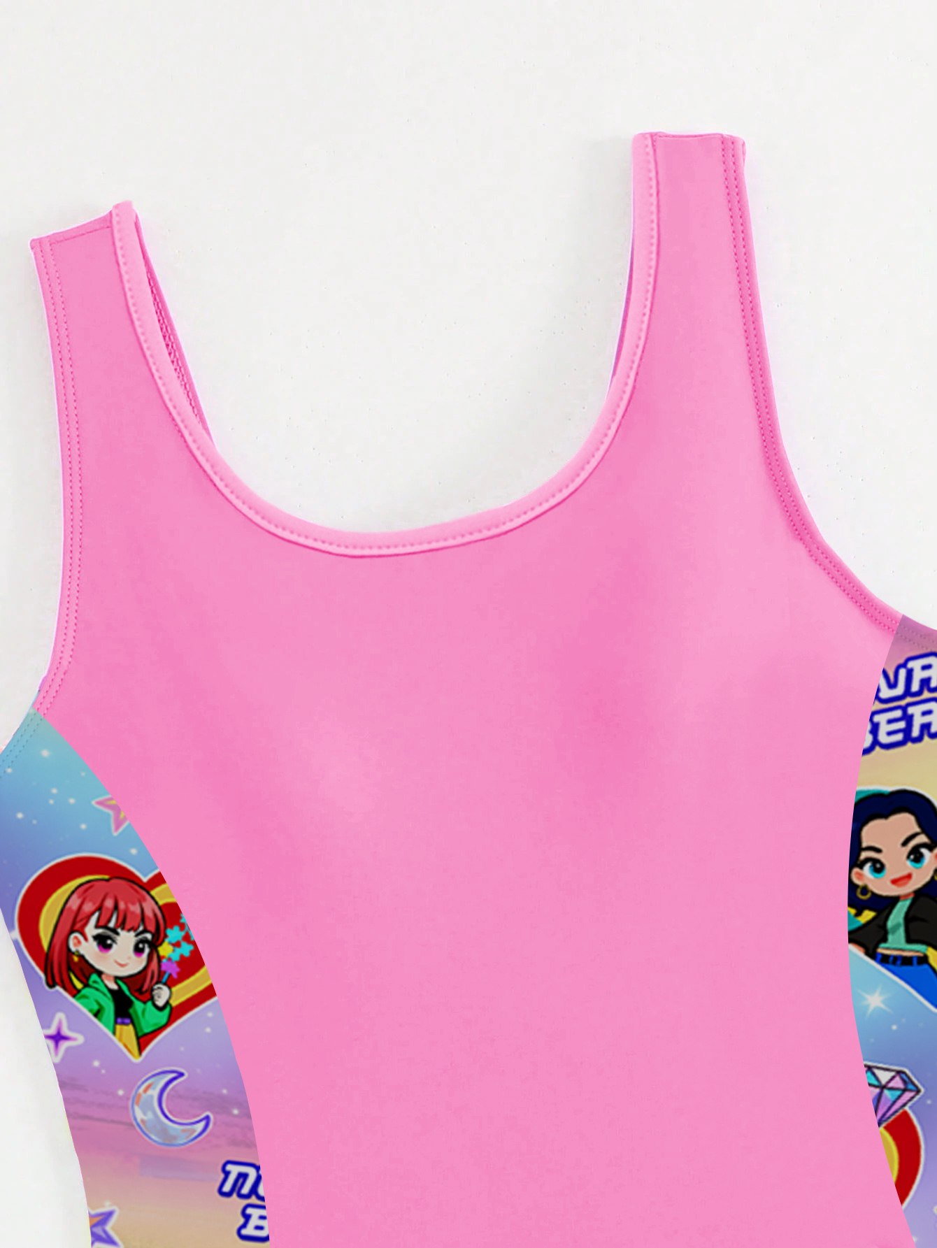 2-Piece K-POP Anime Print Girl - đánh giá và giá Baby Swimwear Uv