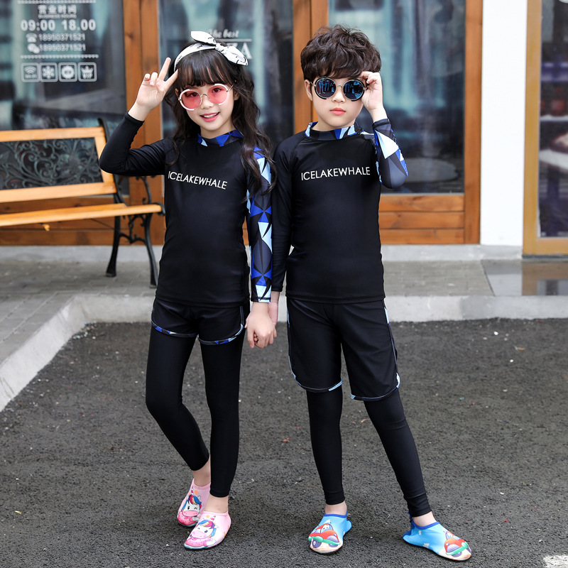 3 Pieces Girls Split Diving Su - đánh giá và giá Baby Swimwear Uv