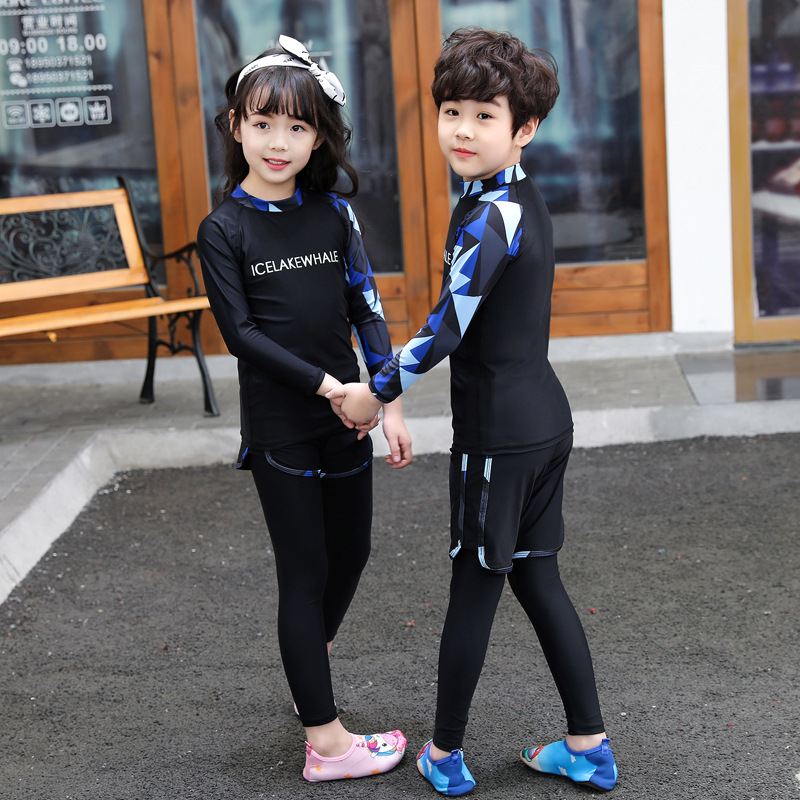 3 Pieces Girls Split Diving Su - đánh giá và giá Baby Swimwear Uv