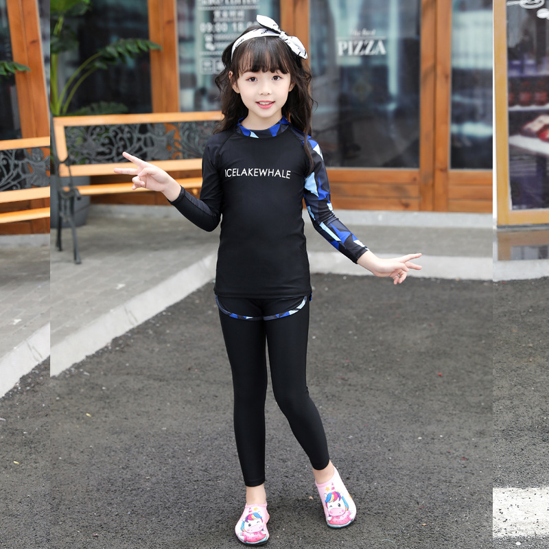 3 Pieces Girls Split Diving Su - đánh giá và giá Baby Swimwear Uv