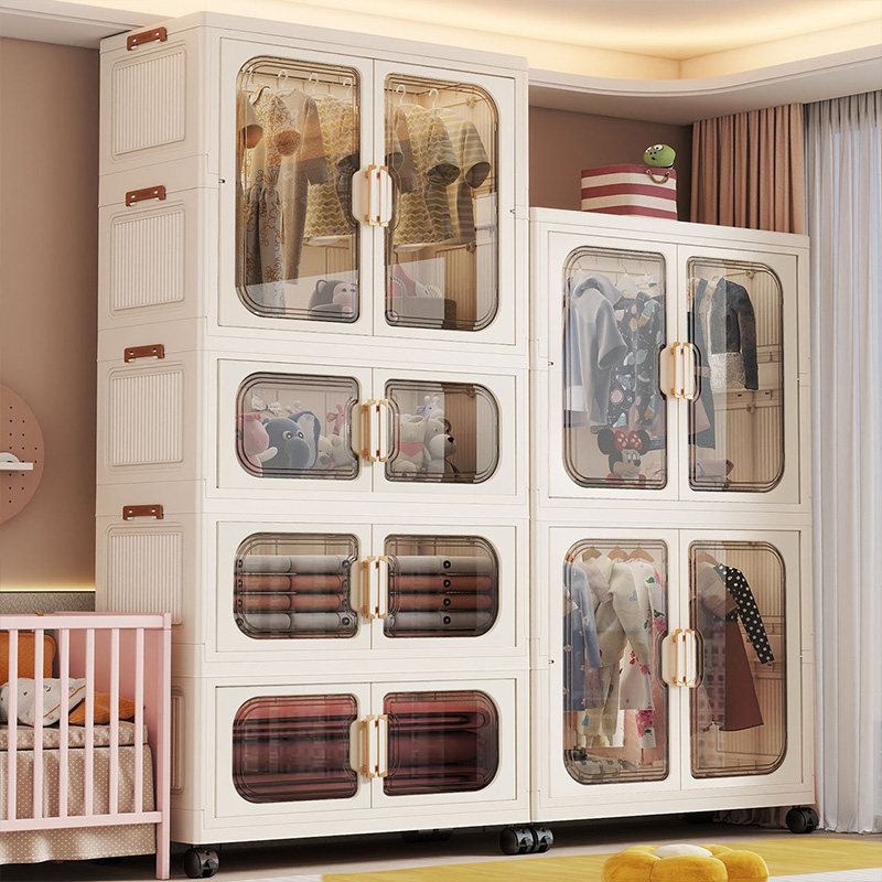 No-Install Foldable Baby Wardr - đánh giá và giá Baby Clothing Korea