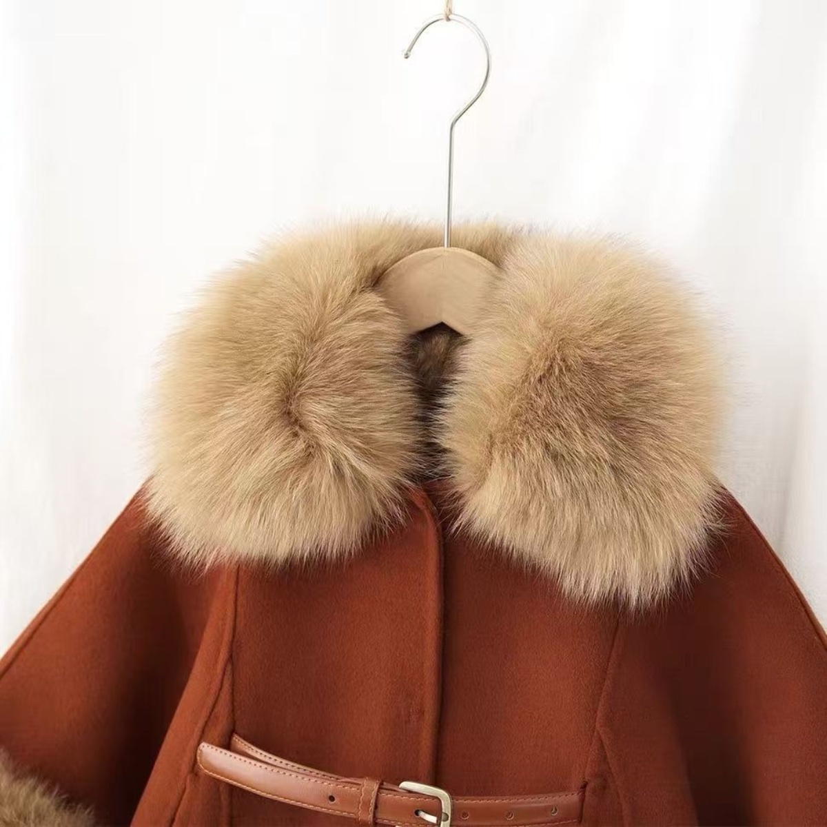 Girls' Double-sided Wool Coat  - đánh giá và giá Baby Clothing High End