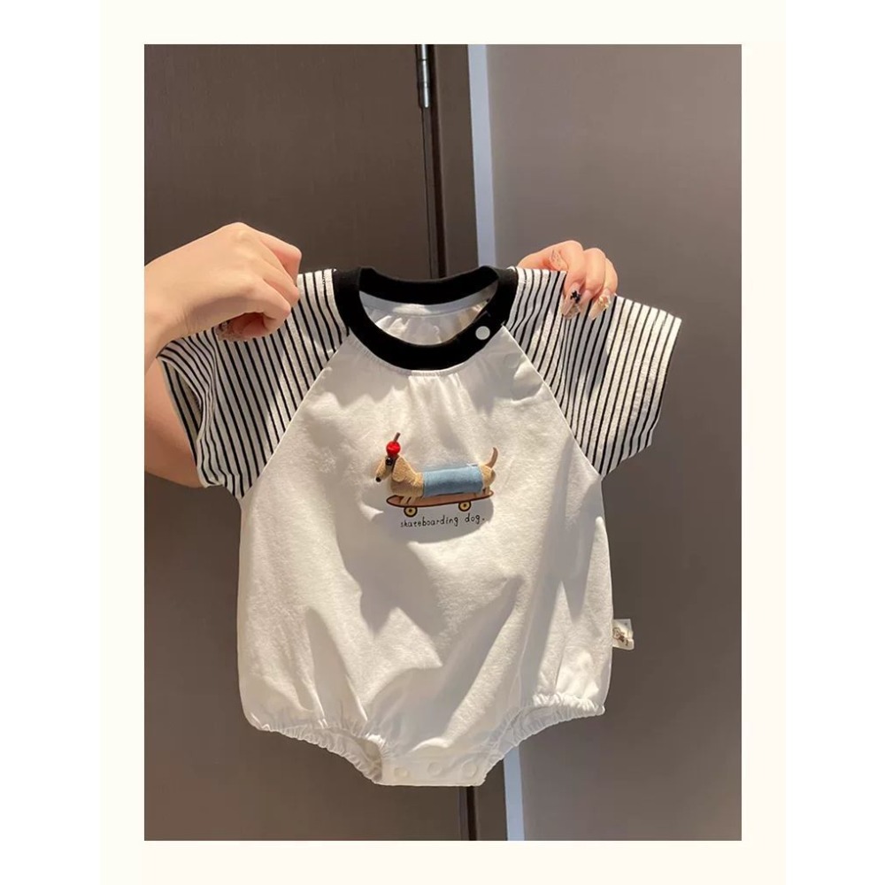 Summer Baby Bodysuit Cartoon S - đánh giá và giá Baby Clothing Korea