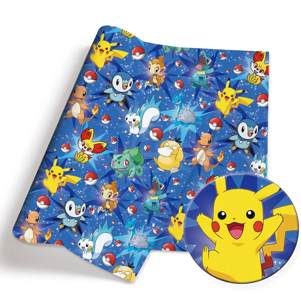 Pokemon Cartoon Fabric140*50cm - đánh giá và giá Baby Clothing In Japan
