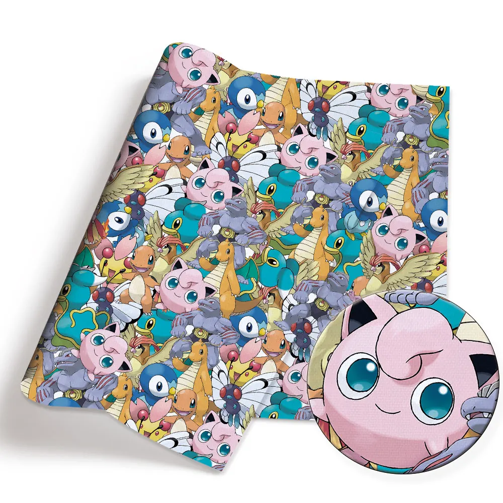Pokemon Cartoon Fabric140*50cm - đánh giá và giá Baby Clothing In Japan