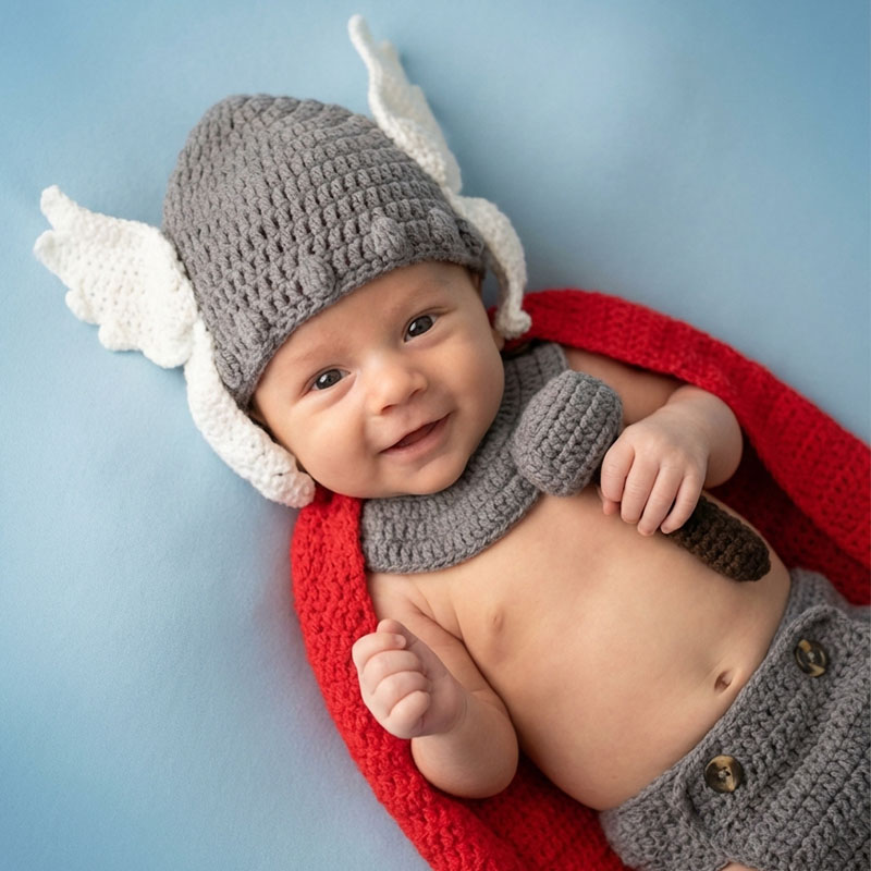 Newborn Photography Props Thor - đánh giá và giá Baby Clothing 1 Year Old
